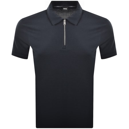 BOSS H Paras 57 Polo T Shirt Navy | Mainline Menswear gb